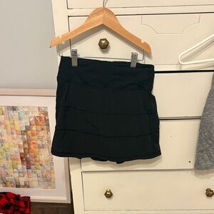 lululemon athletica Black Layered Active Skort